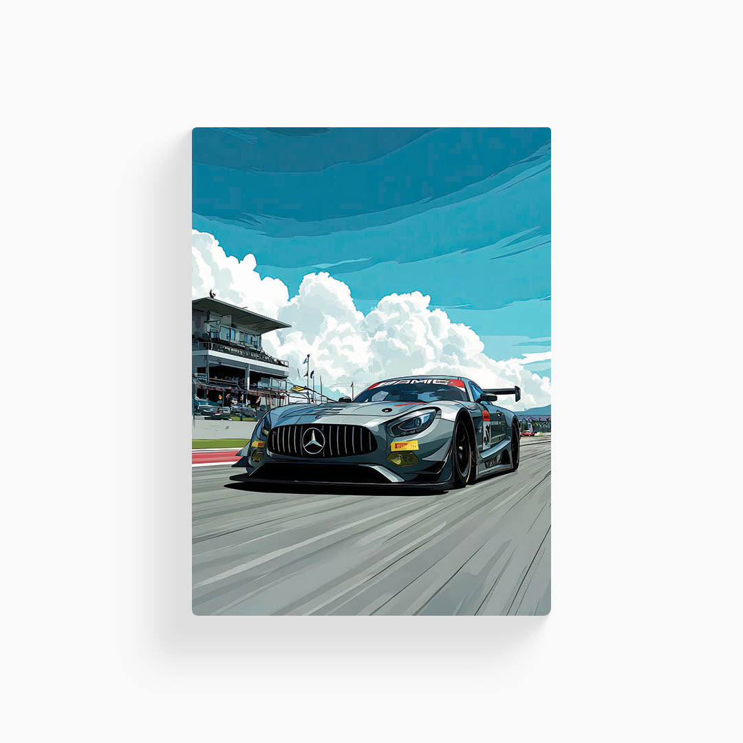 Mercedes-AMG GT3 Metal Poster