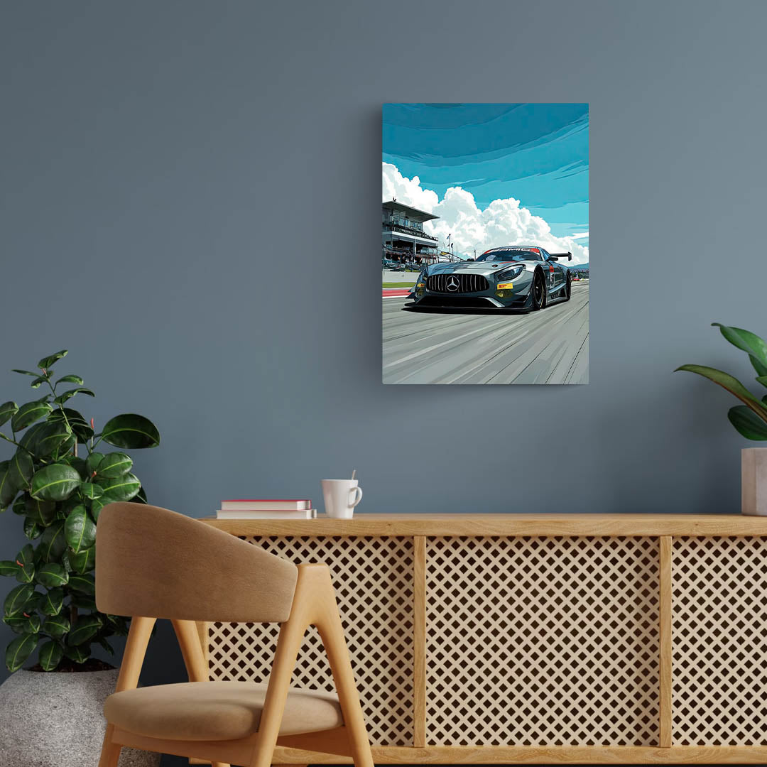 Mercedes-AMG GT3 Metal Poster