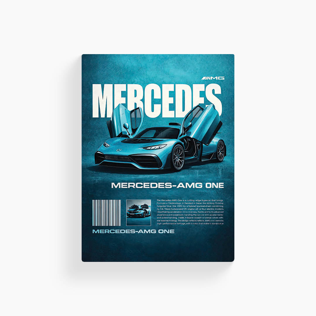 Mercedes-AMG One Metal Poster