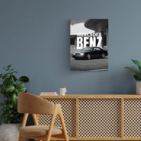 Mercedes-Benz W124 Metal Poster
