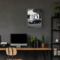 Mercedes-Benz W124 Metal Poster