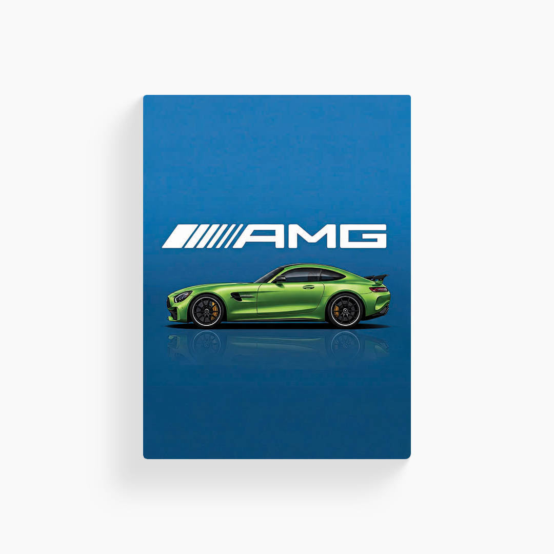Mercedes-AMG GT R Metal Poster