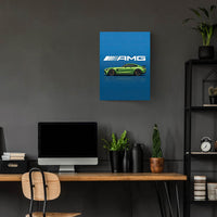 Mercedes-AMG GT R Metal Poster