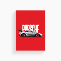 Porsche 911 GT3 (Red) Metal Poster