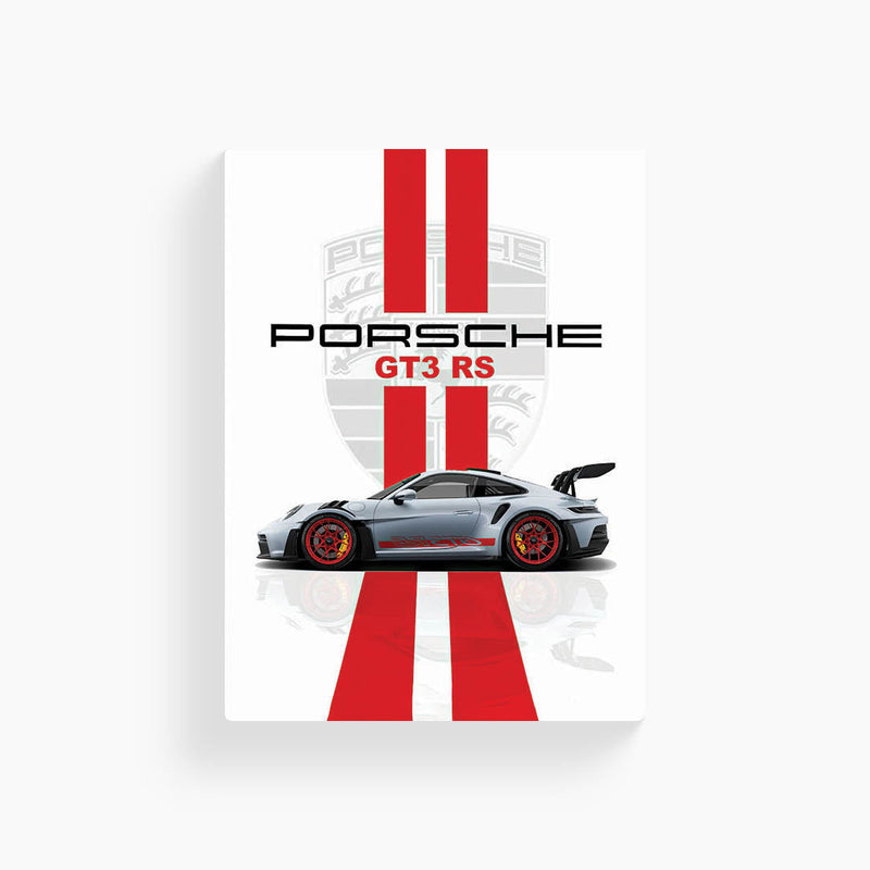 Porsche 911 GT3 RS Metal Poster