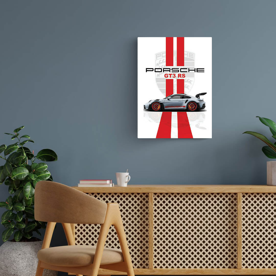 Porsche 911 GT3 RS Metal Poster