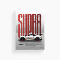 Toyota Supra Metal Poster
