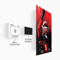 Charles Leclerc F1 Poster