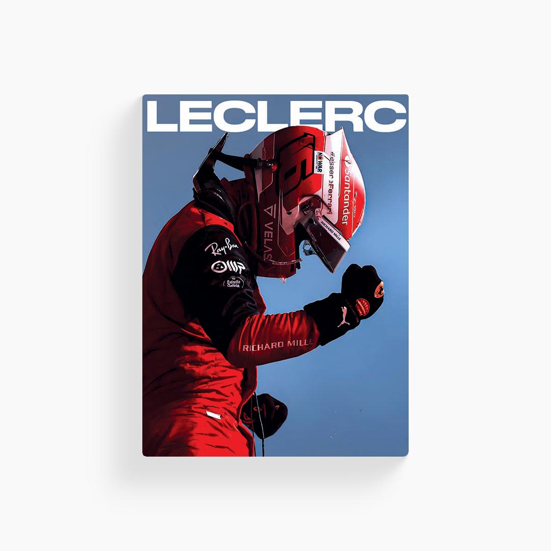 Charles Leclerc Ferrari F1 Poster