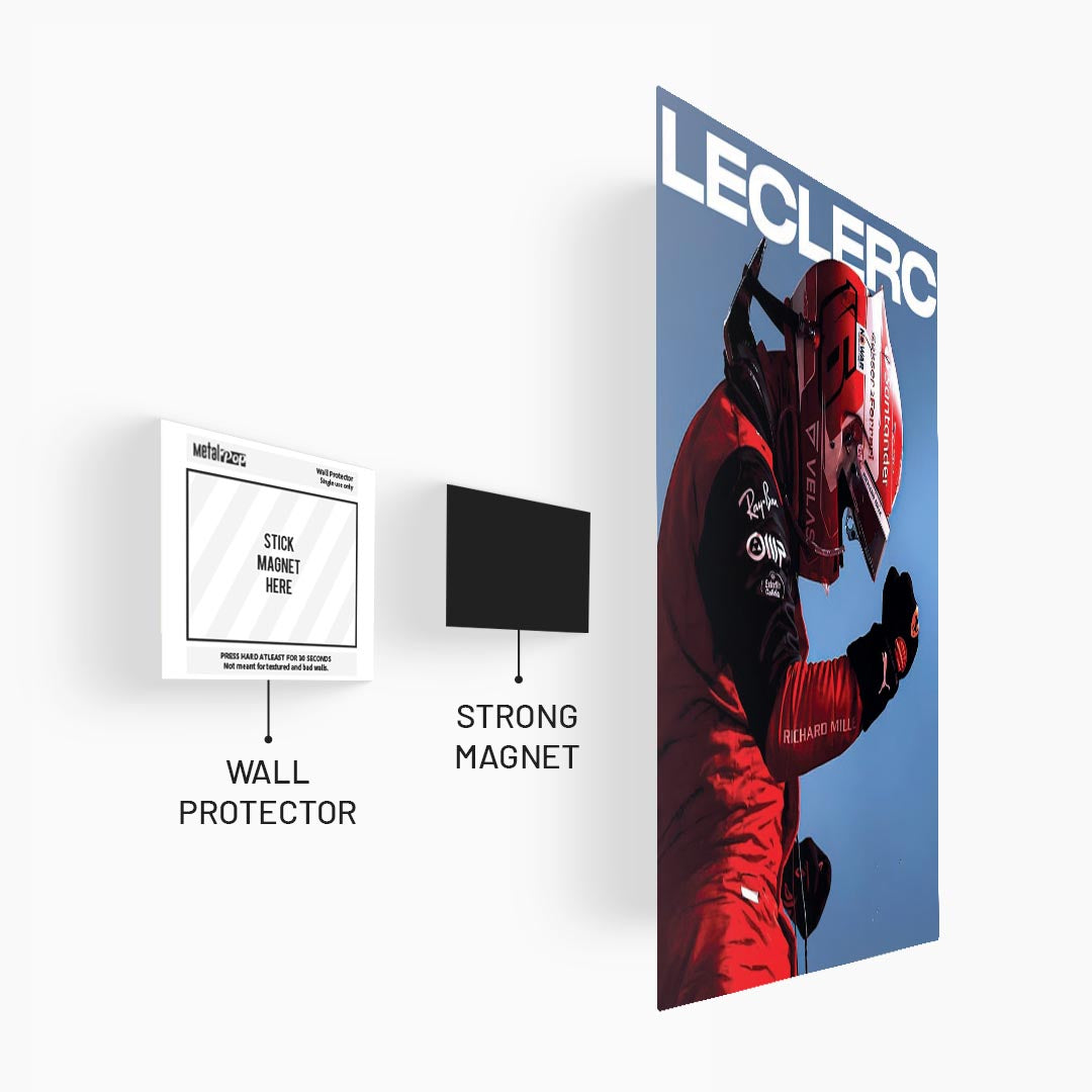 Charles Leclerc Ferrari F1 Poster