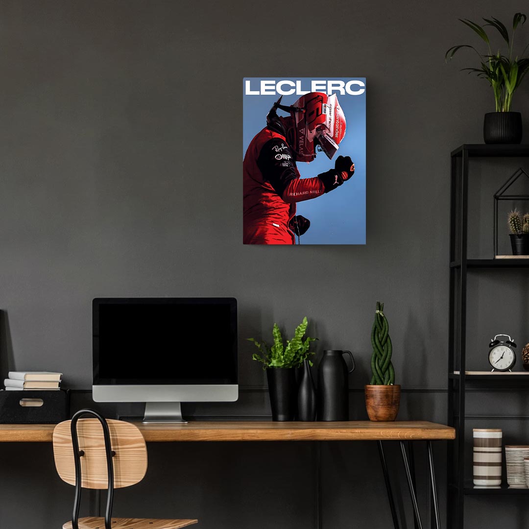 Charles Leclerc Ferrari F1 Poster