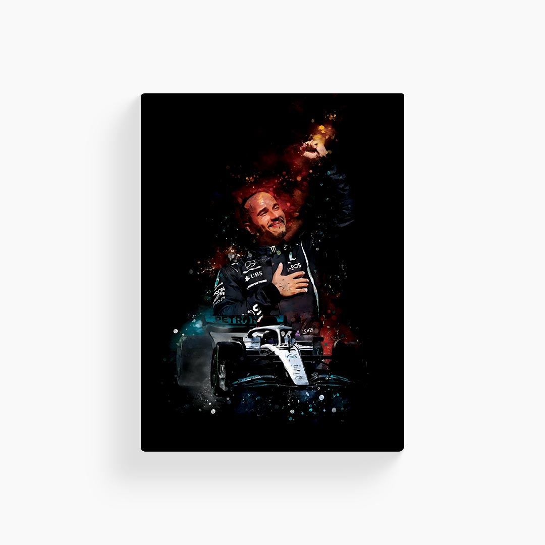 Lewis Hamilton F1 Poster