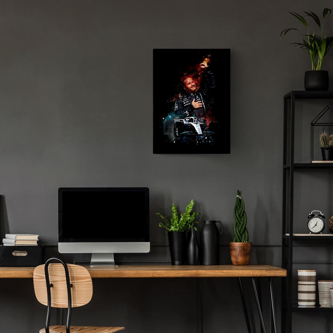 Lewis Hamilton F1 Poster
