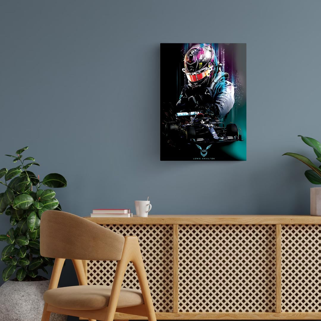 Lewis Hamilton F1 Poster