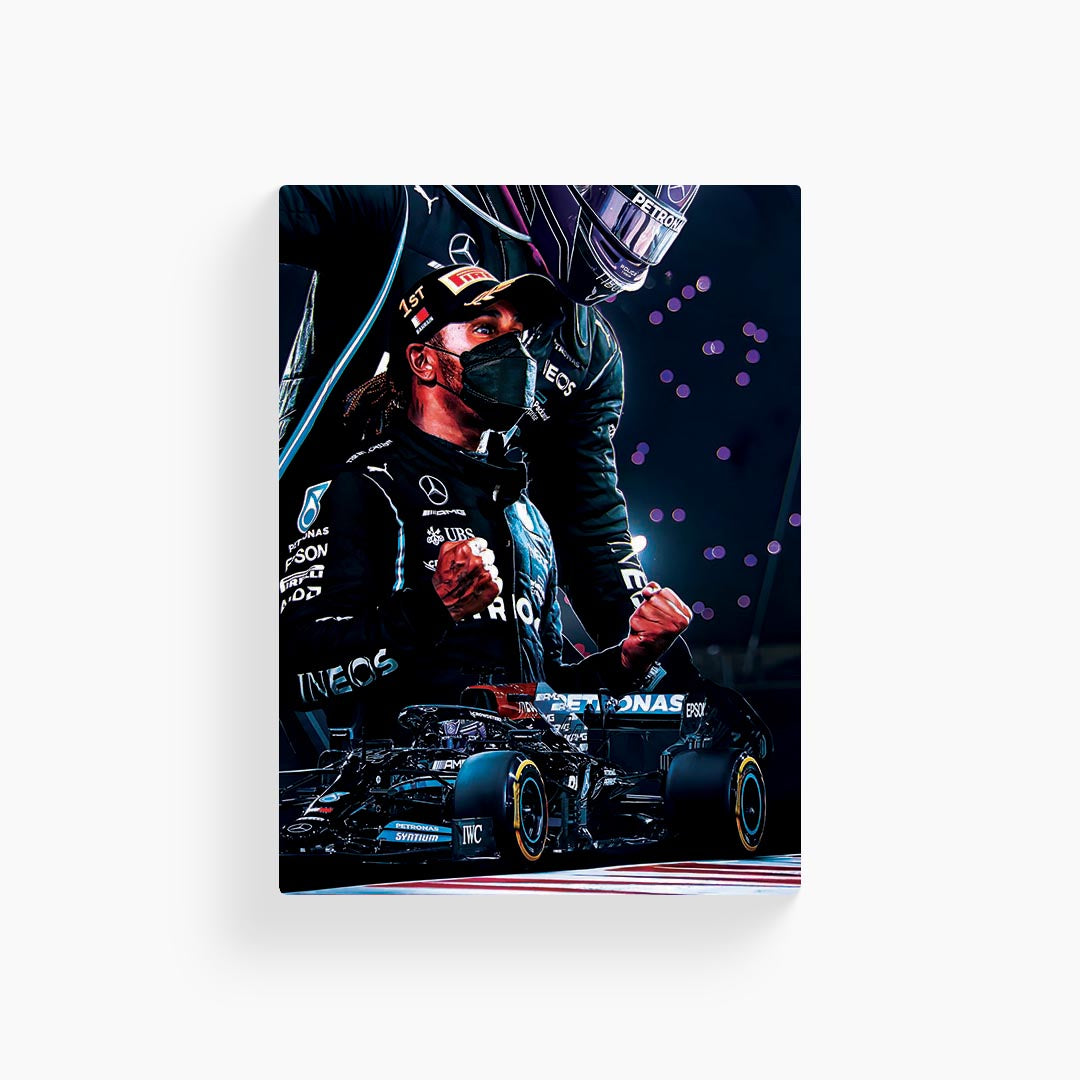 Lewis Hamilton F1 Poster