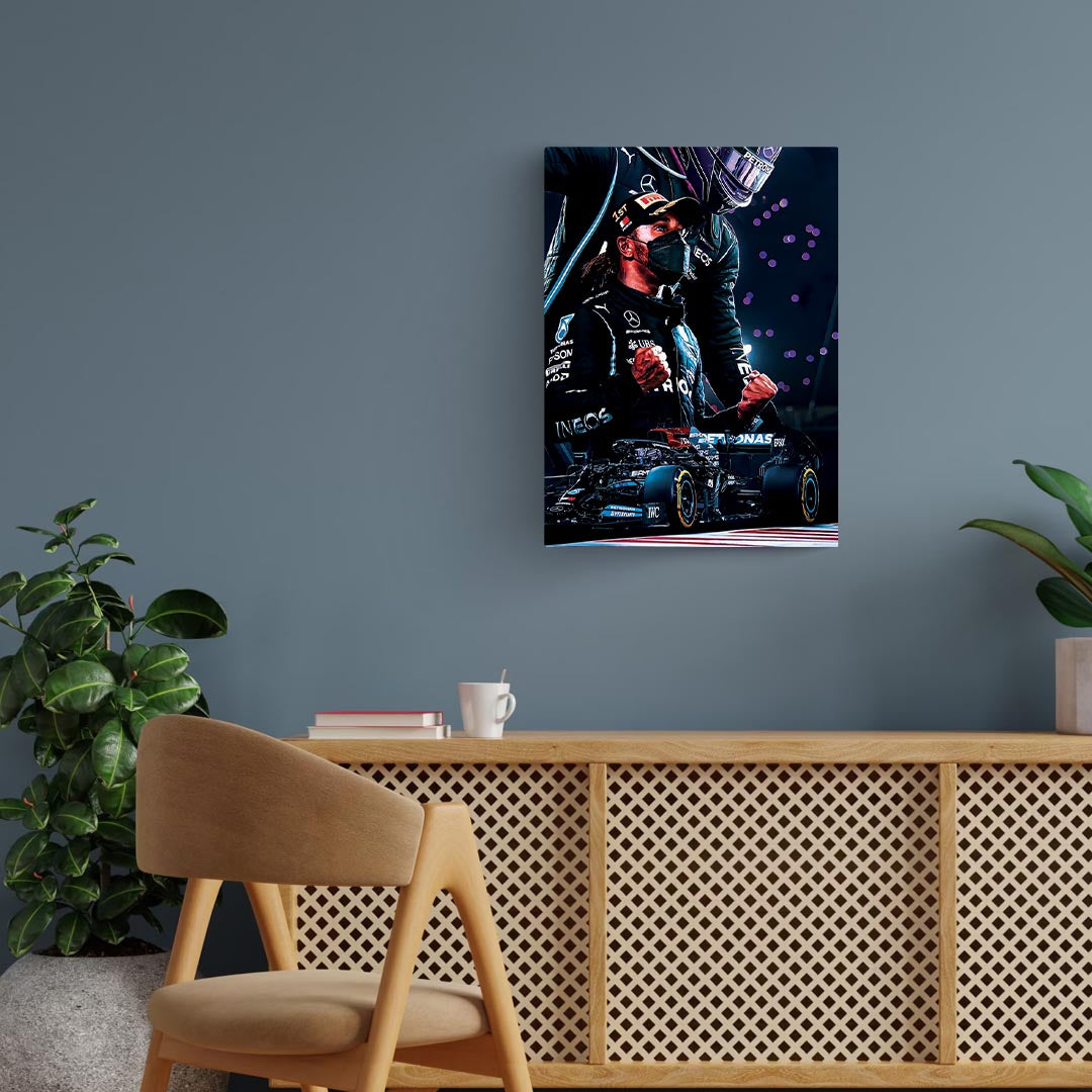Lewis Hamilton F1 Poster