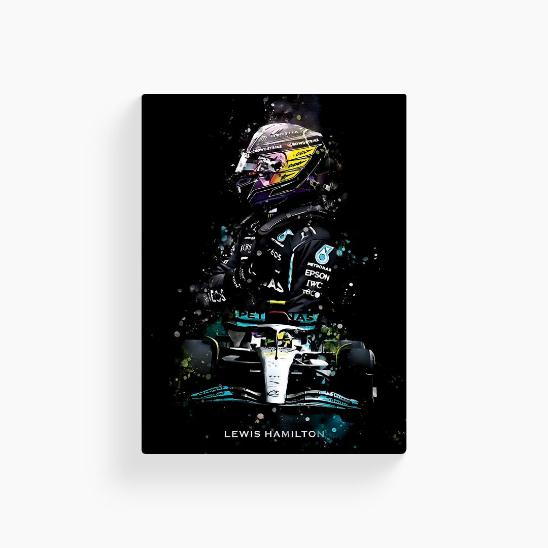 Lewis Hamilton F1 Poster