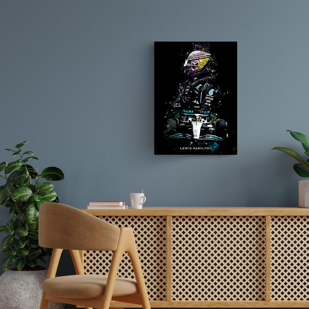 Lewis Hamilton F1 Poster