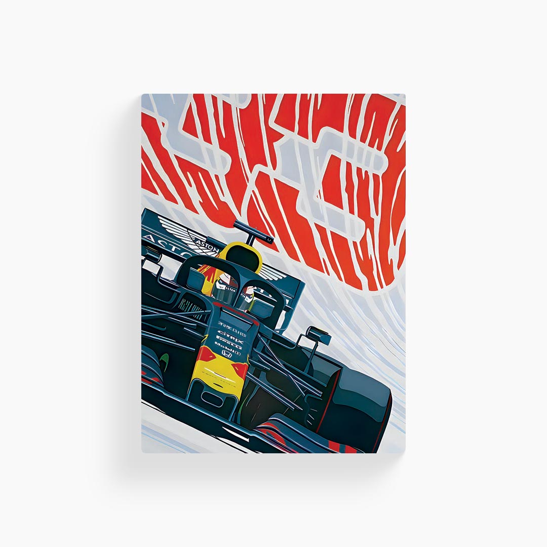 Max Verstappen F1 Poster