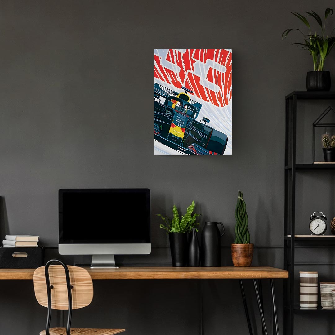 Max Verstappen F1 Poster