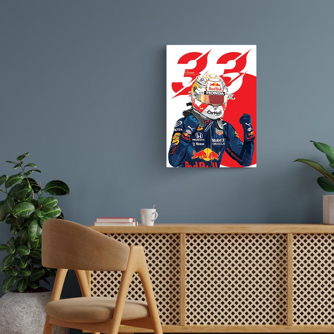 Max Verstappen Red Bull F1 Poster
