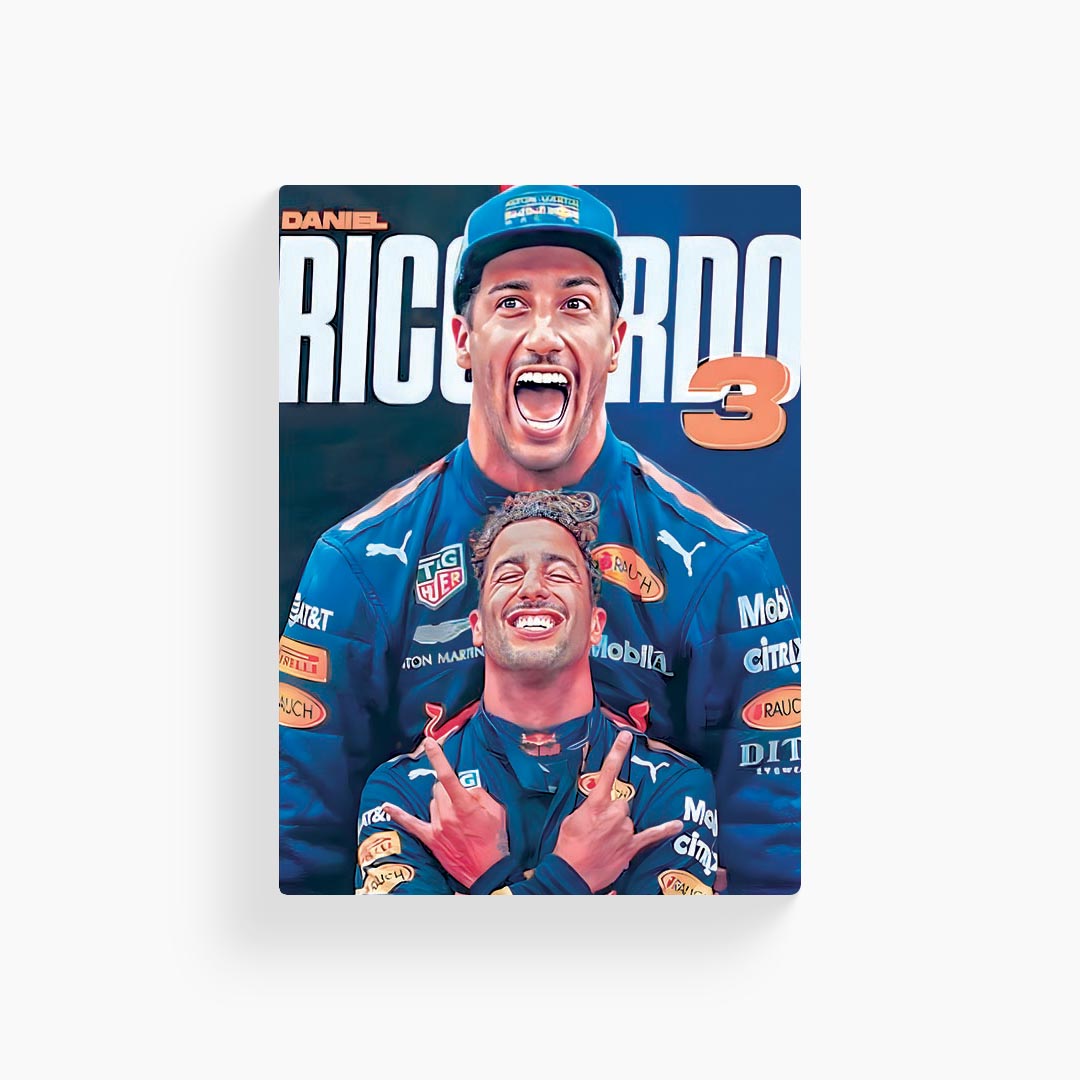 Daniel Ricciardo F1 Poster