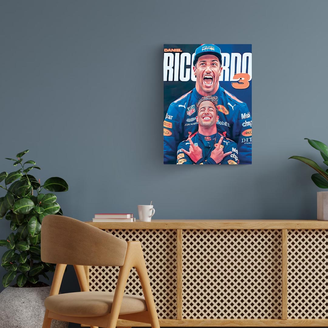 Daniel Ricciardo F1 Poster
