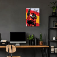 Carlos Sainz Ferrari F1 Poster