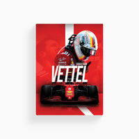 Sebastian Vettel F1 Poster