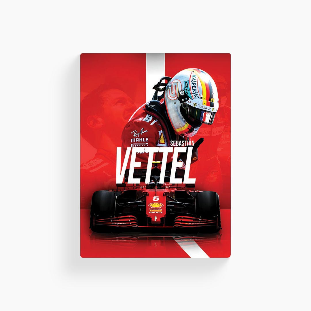 Sebastian Vettel F1 Poster