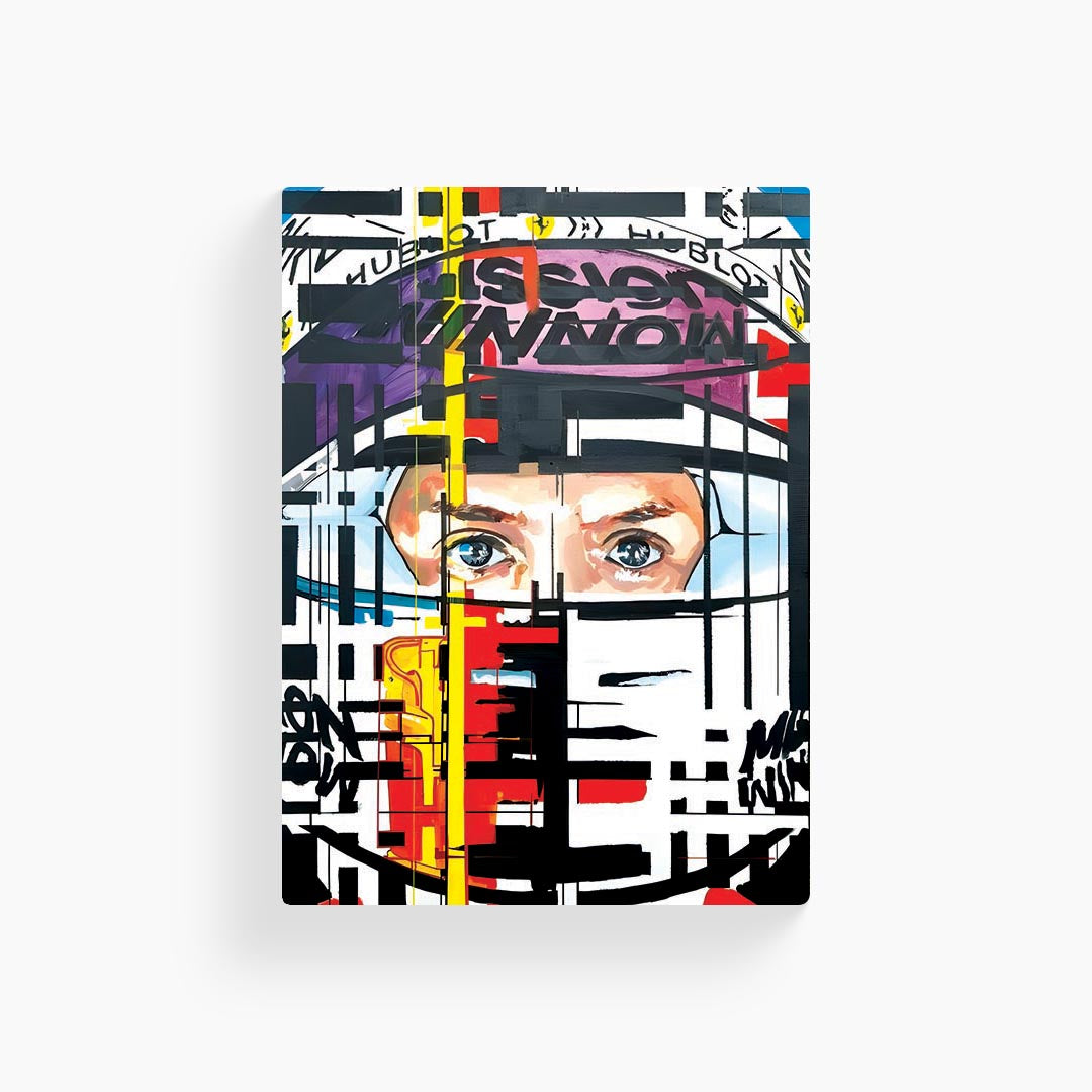 Sebastian Vettel Pop Art F1 Poster