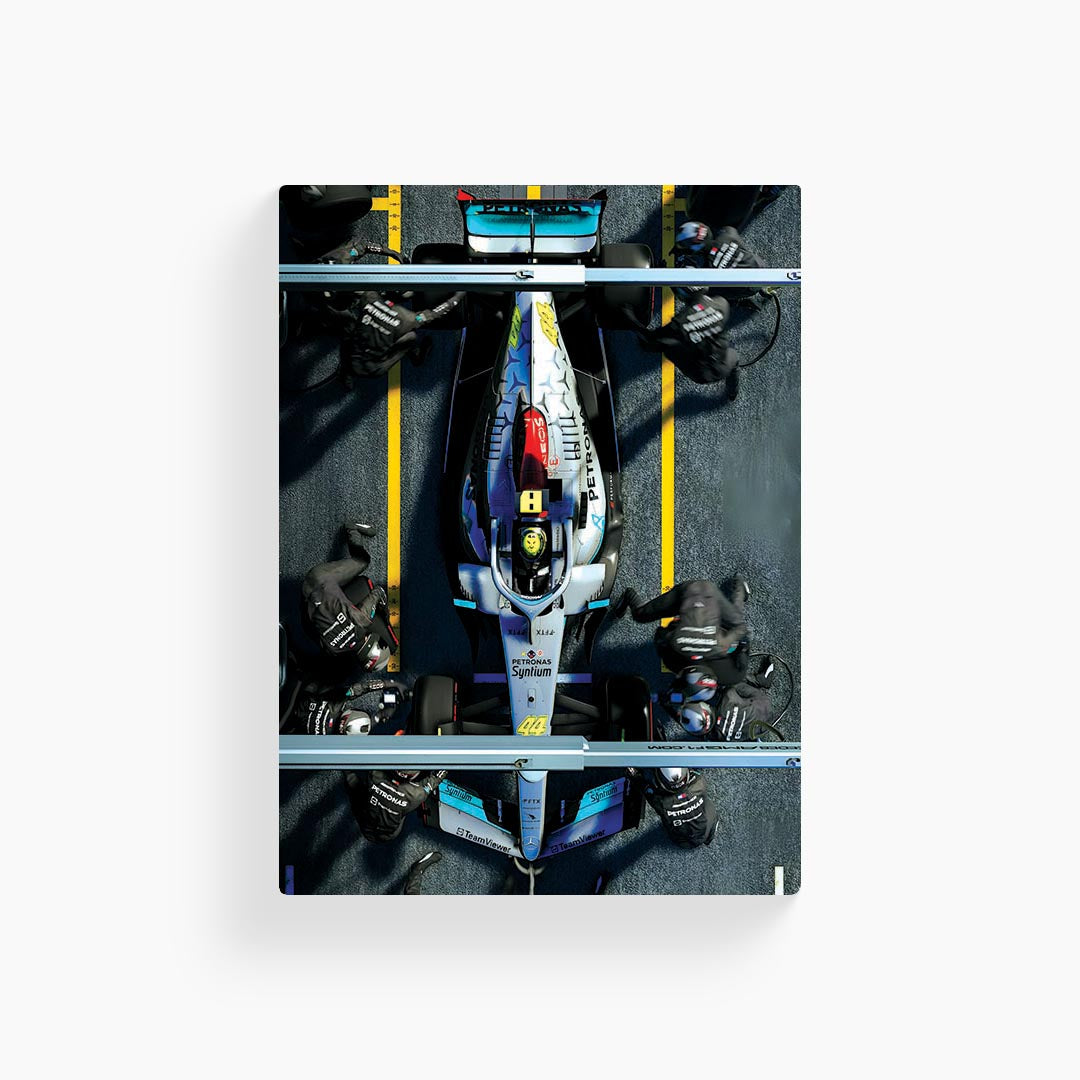 Mercedes Pitstop F1 Poster