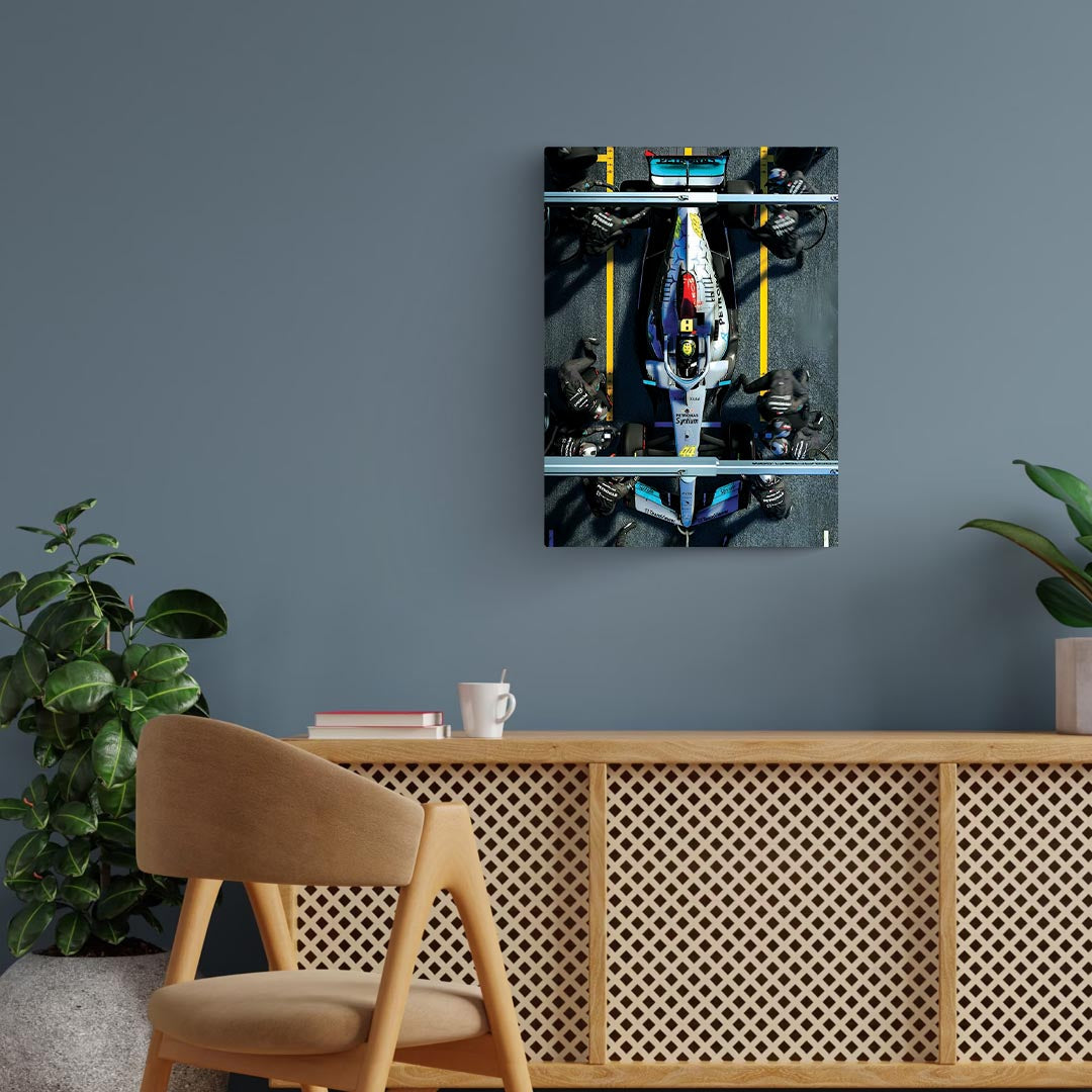 Mercedes Pitstop F1 Poster