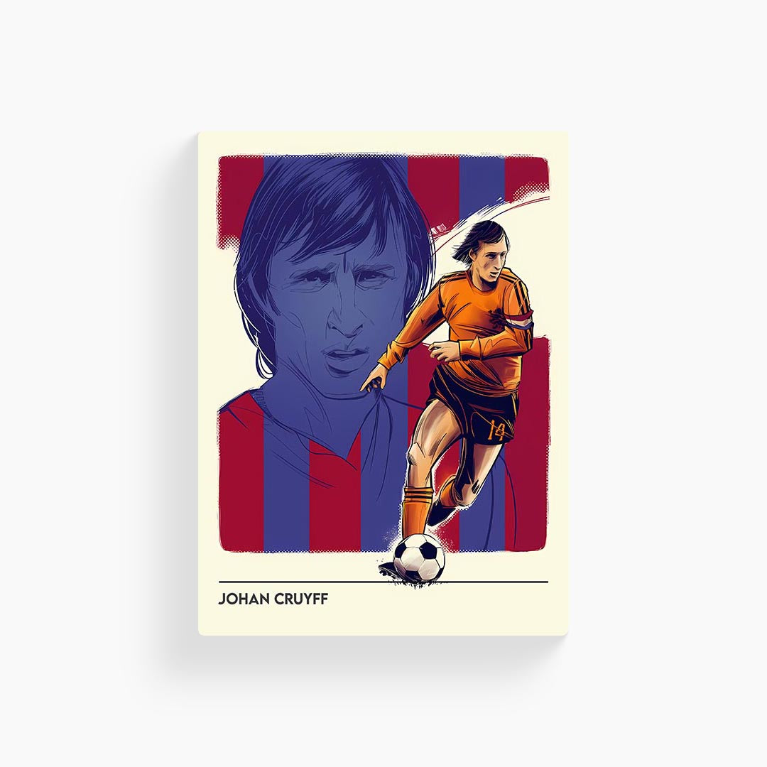 Johan Cruyff Minimal Poster