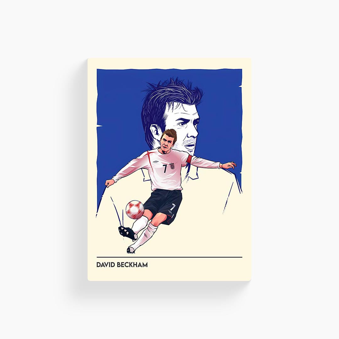 David Beckham Minimal Poster