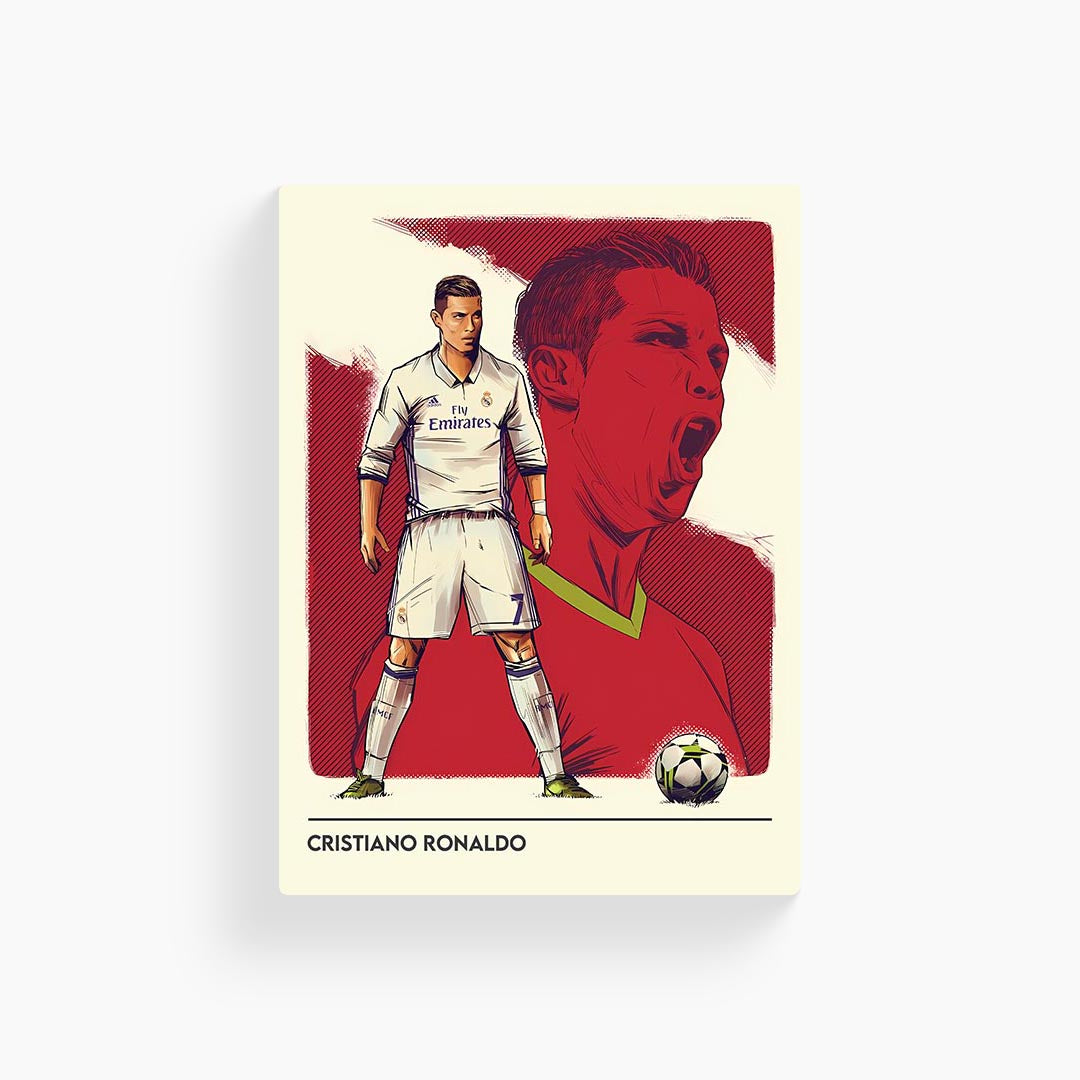 Cristiano Ronaldo Minimal Poster