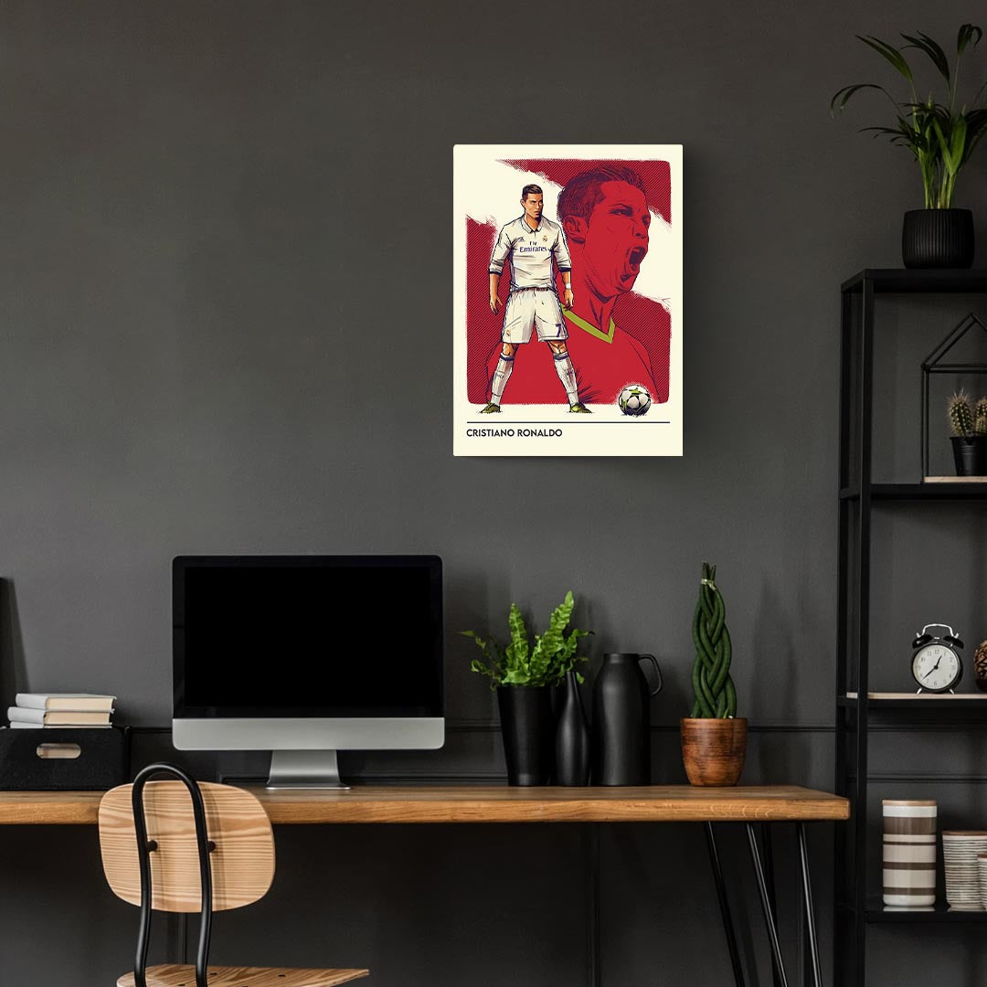 Cristiano Ronaldo Minimal Poster