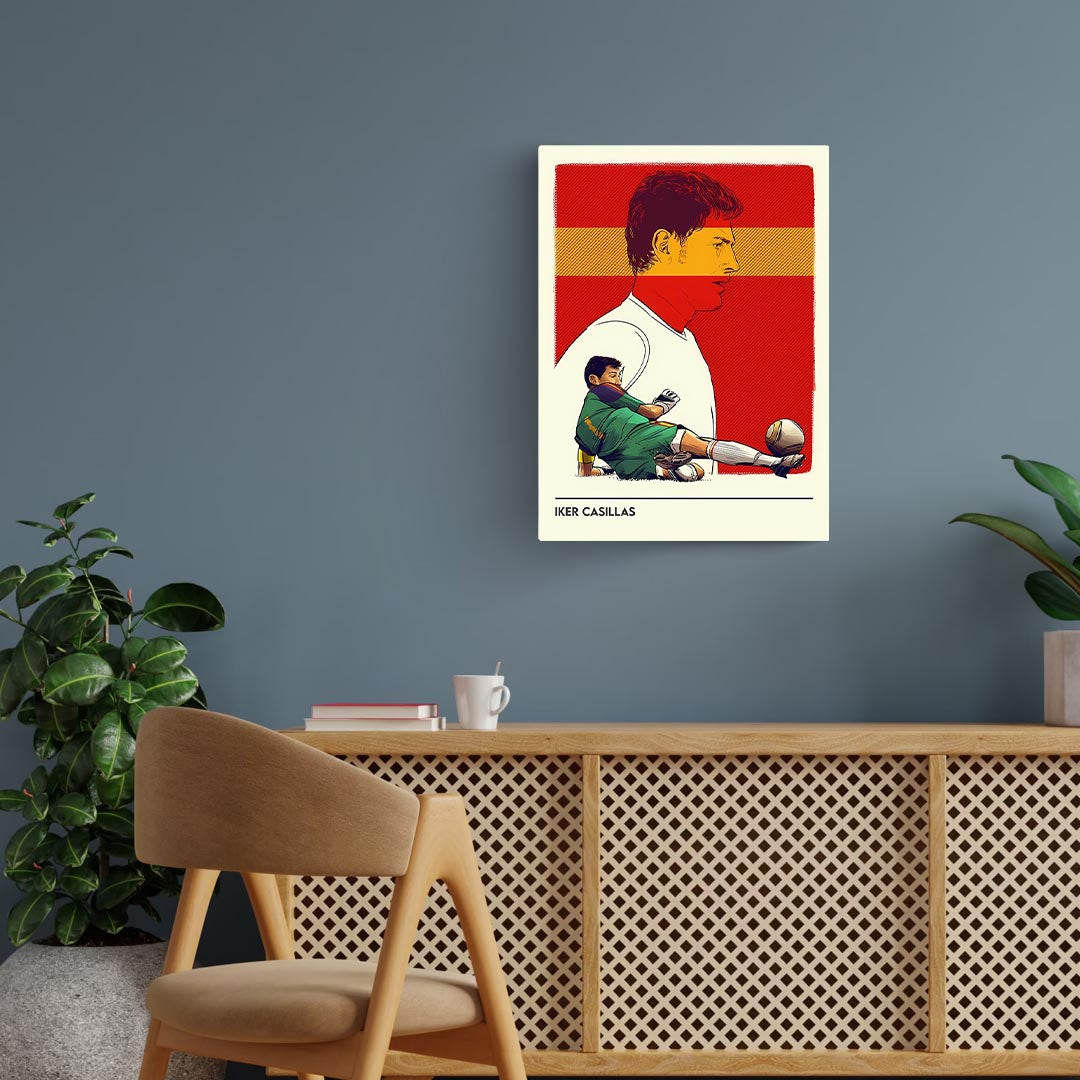 Iker Casillas Minimal Poster