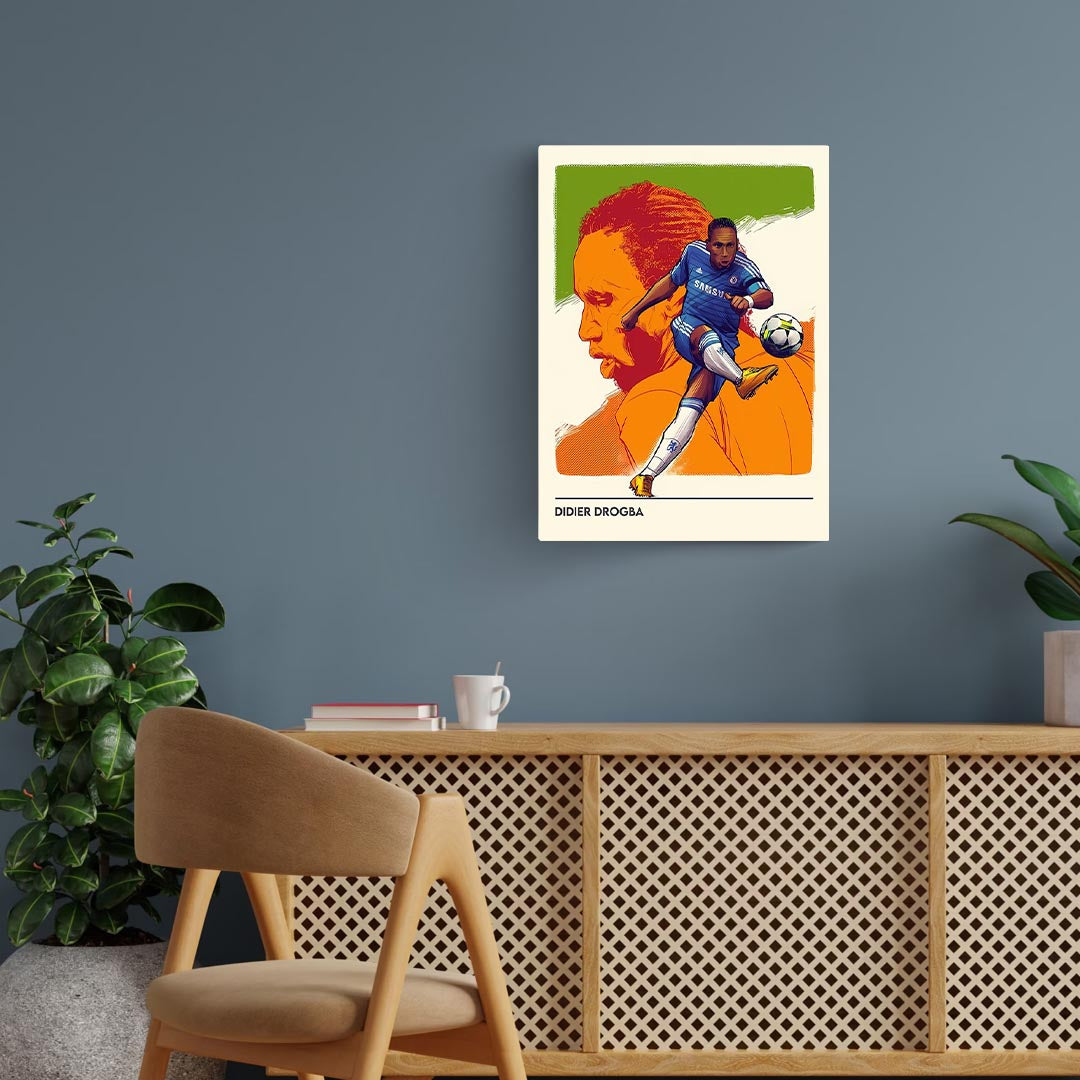 Didier Drogba Minimal Poster