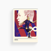 Iniesta Minimal Metal Poster