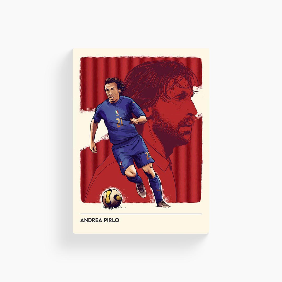Andrea Pirlo Minimal Poster