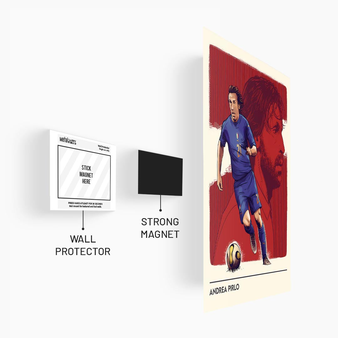 Andrea Pirlo Minimal Poster