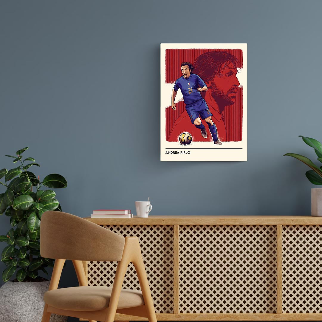 Andrea Pirlo Minimal Poster