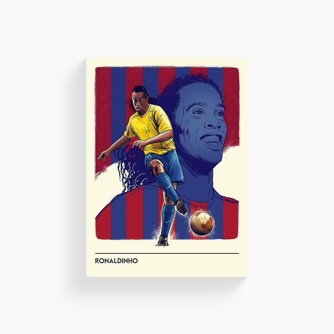 Ronaldinho Minimal Poster