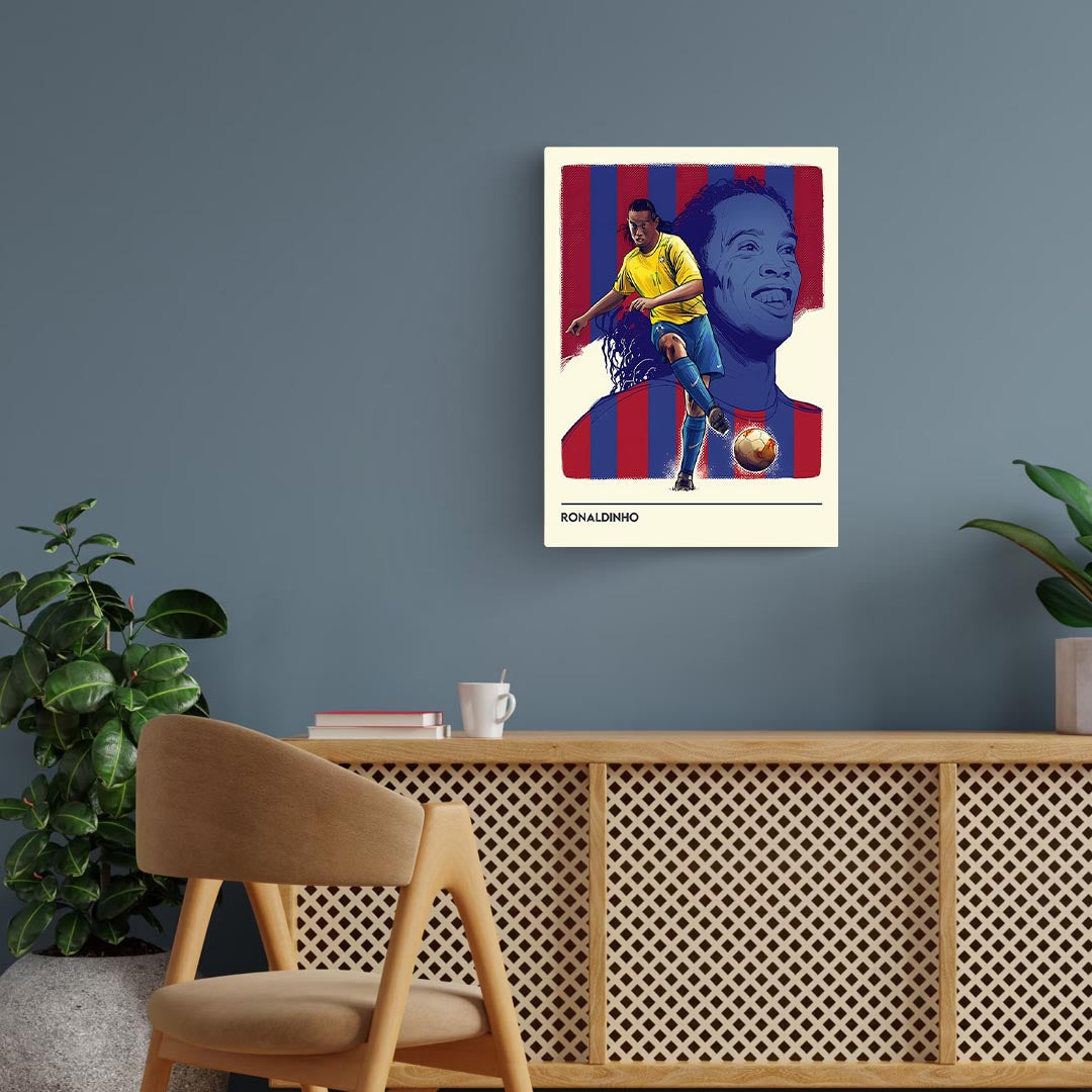 Ronaldinho Minimal Poster