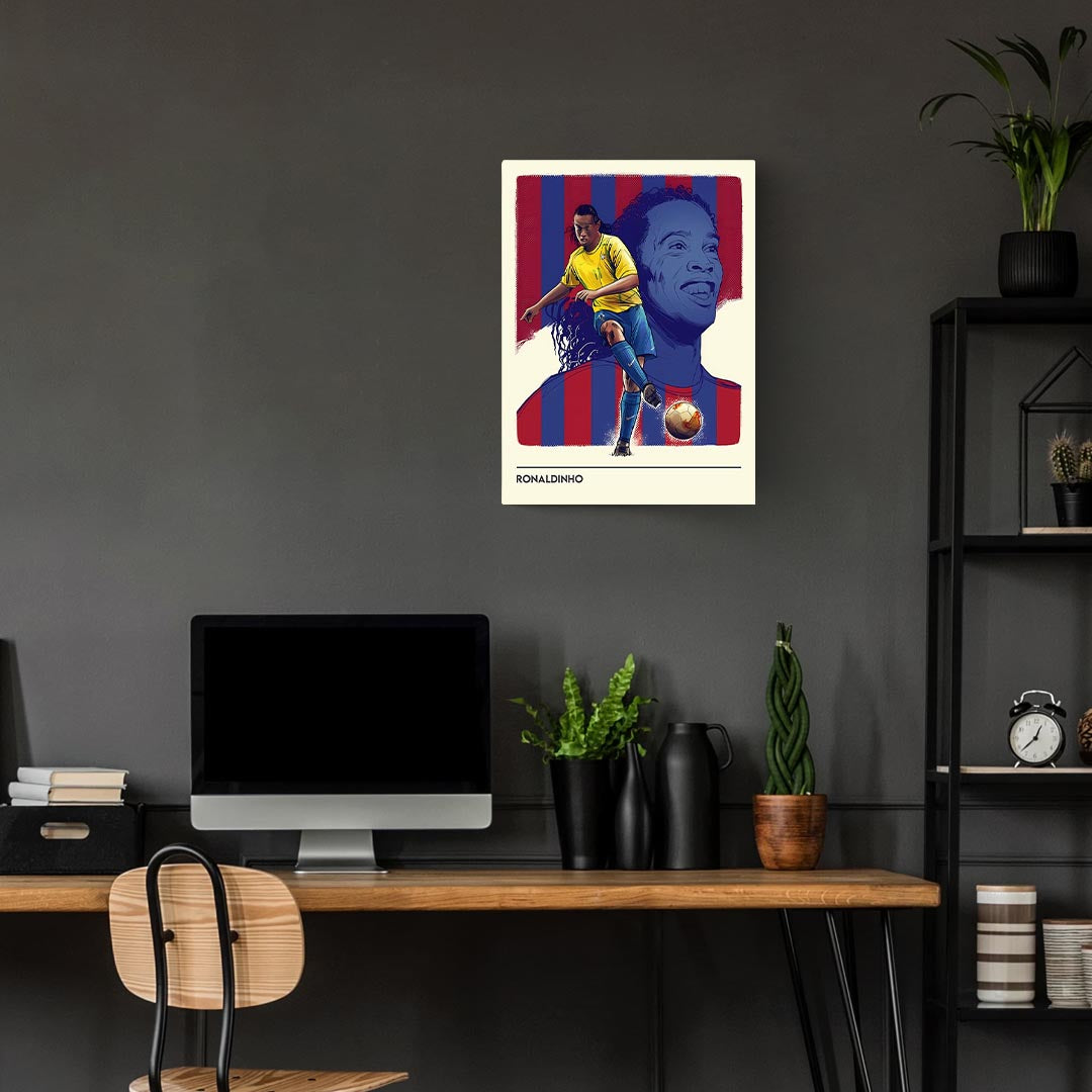 Ronaldinho Minimal Poster