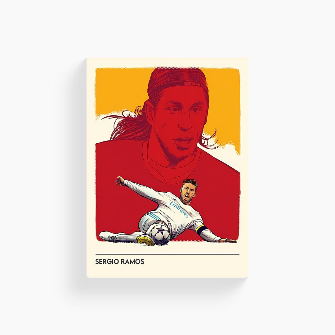 Sergio Ramos Minimal Poster