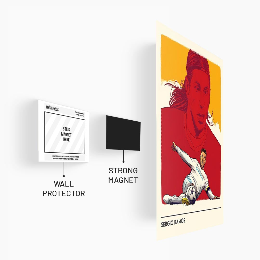 Sergio Ramos Minimal Poster