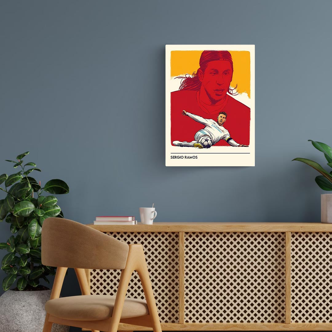 Sergio Ramos Minimal Poster
