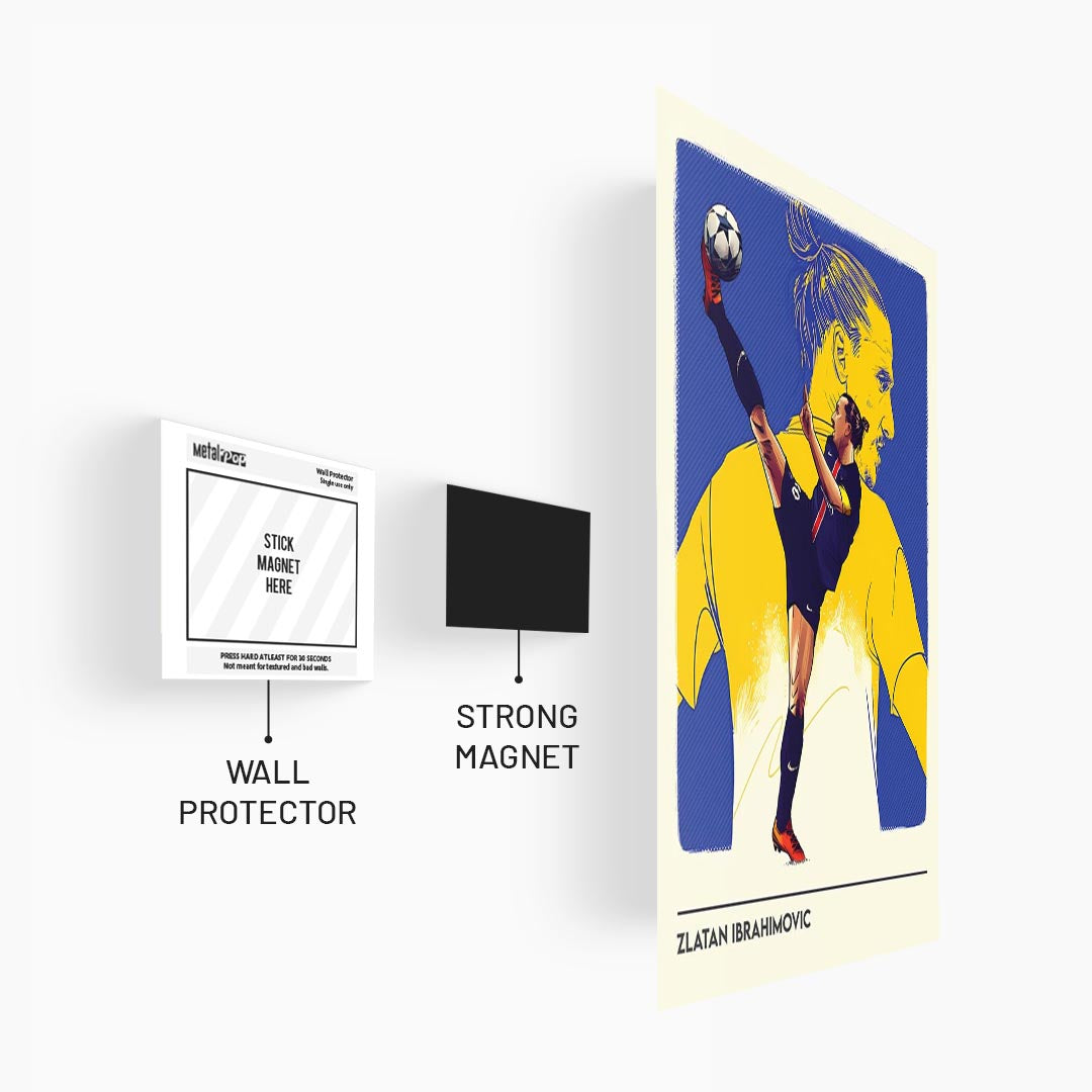 Zlatan Ibrahimovic Minimal Poster